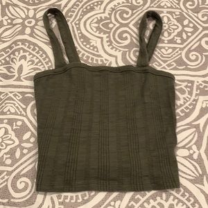 Olive green American Eagle tank top
